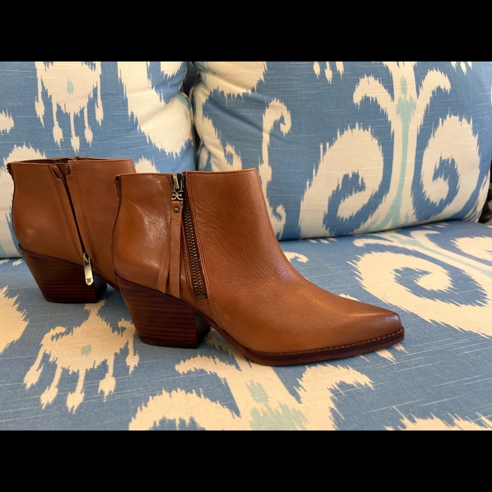 New never worn Sam Edelman brown bootie 6 - Picture 2 of 5